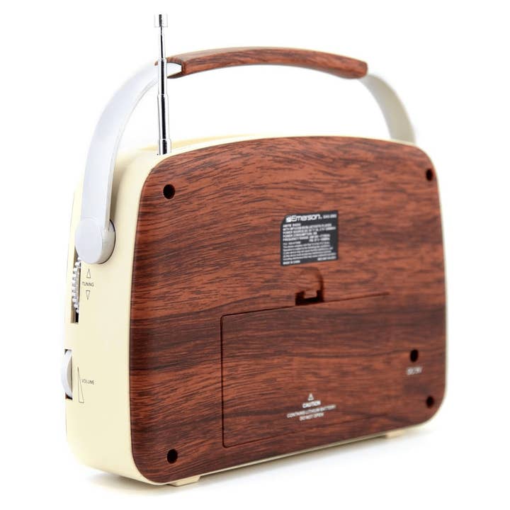 Wholesale Emerson Portable Retro Radio with Rechargeable Battery