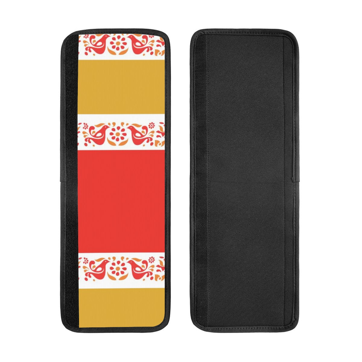 Pyrex Friendship, Red, Yellow Mod Kitschy Retro Refrigerator Handle Covers 2 pcs - Mid Century Modern Gal