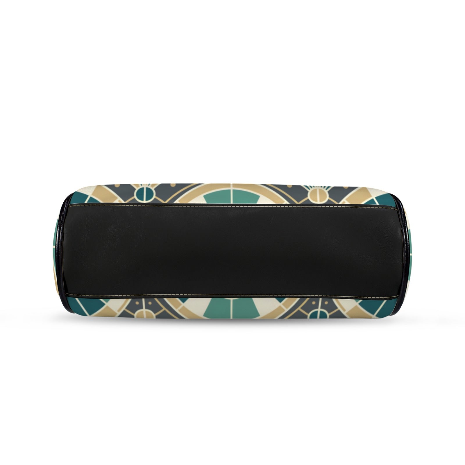 Art Deco Peacock Inspired Kisslock Crossbody Purse - Mid Century Modern Gal