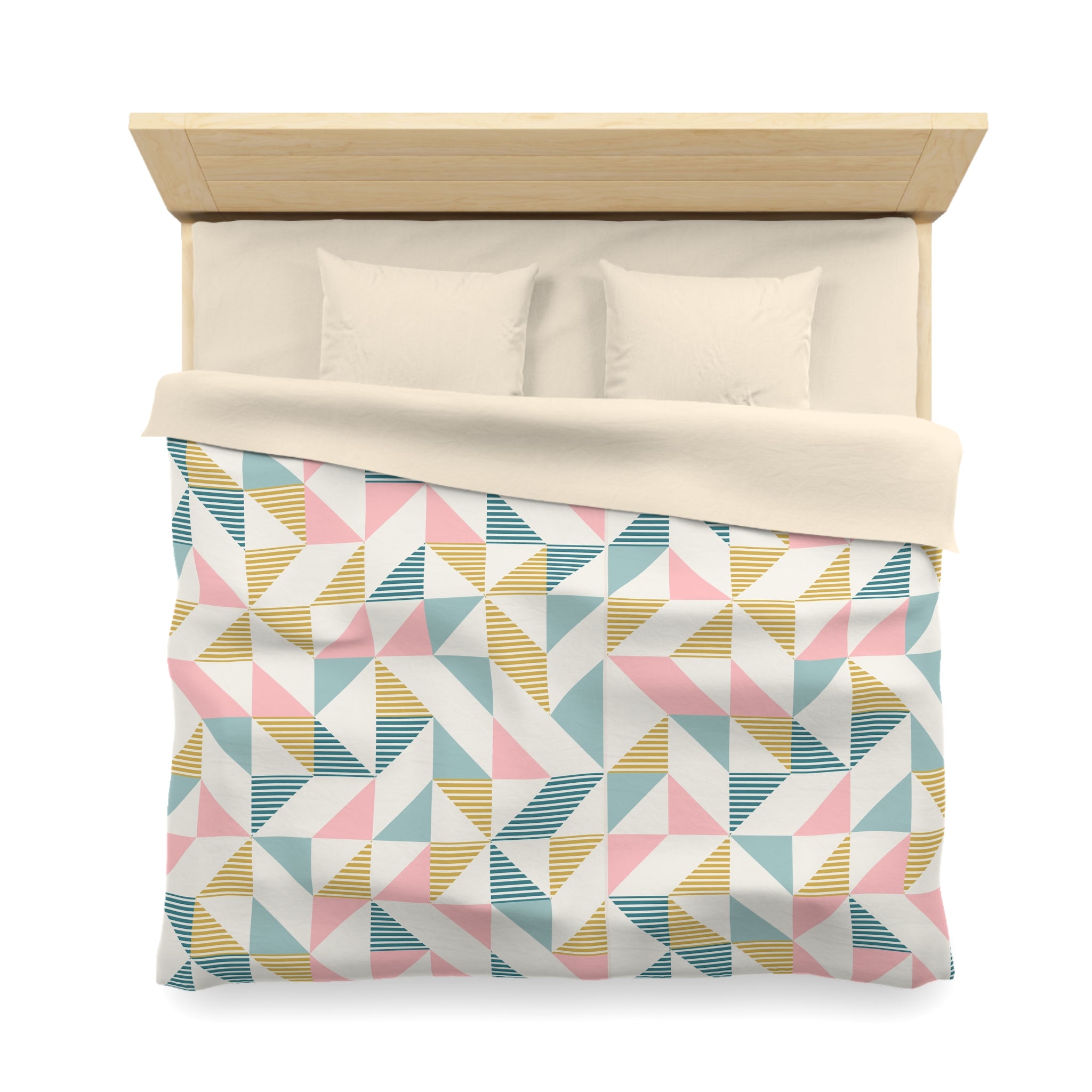 Mid Century Modern Geometric Retro Duvet Cover - Modern and Colorful Bedding - Mid Century Modern Gal