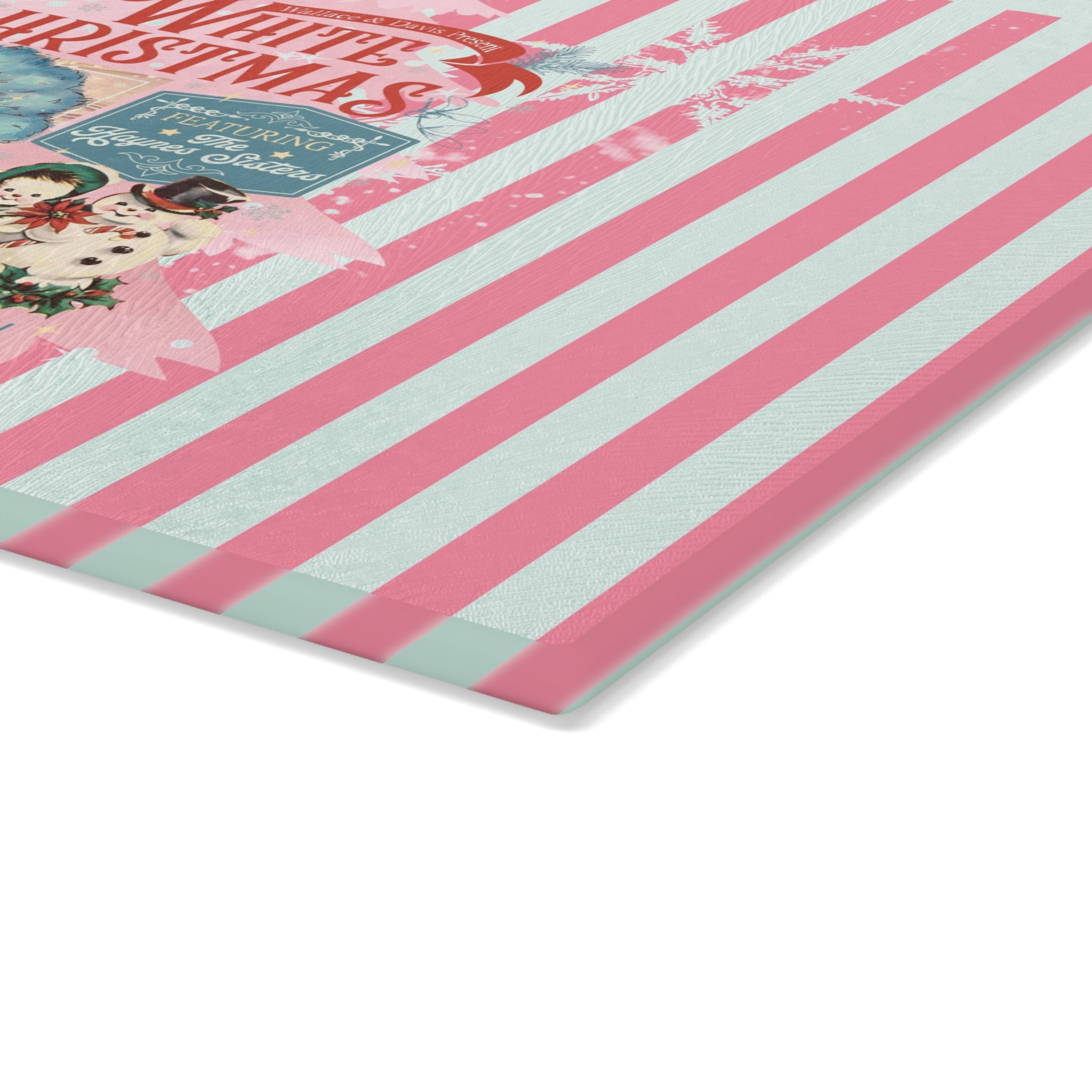 The Columbia Inn, Featuring the Haynes Sisters Vintage Christmas Glass Cutting Board - &