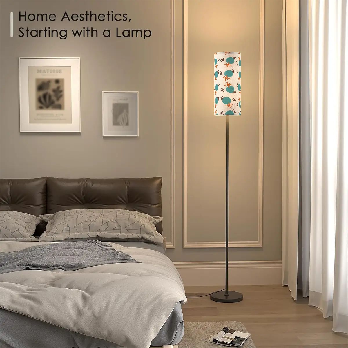 Mid Century Modren Jacks, Retro Mid Mod Slim Floor Lamp - Mid Century Modern Gal