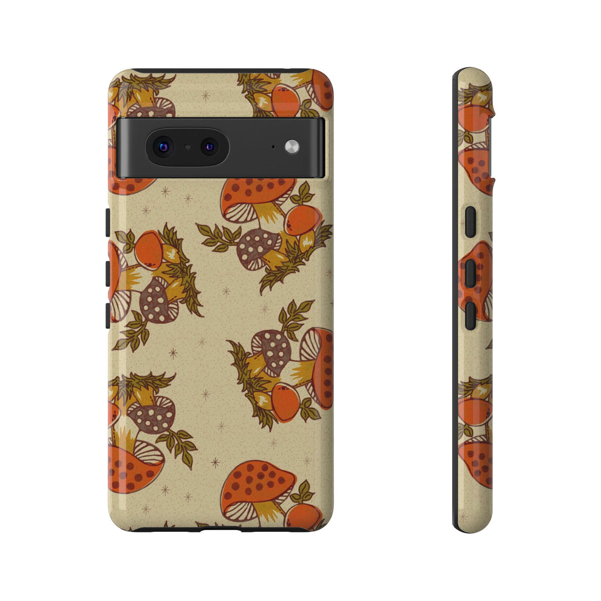 70s Merry Mushroom Groovy Retro Smart Phone Tough Phone Cases