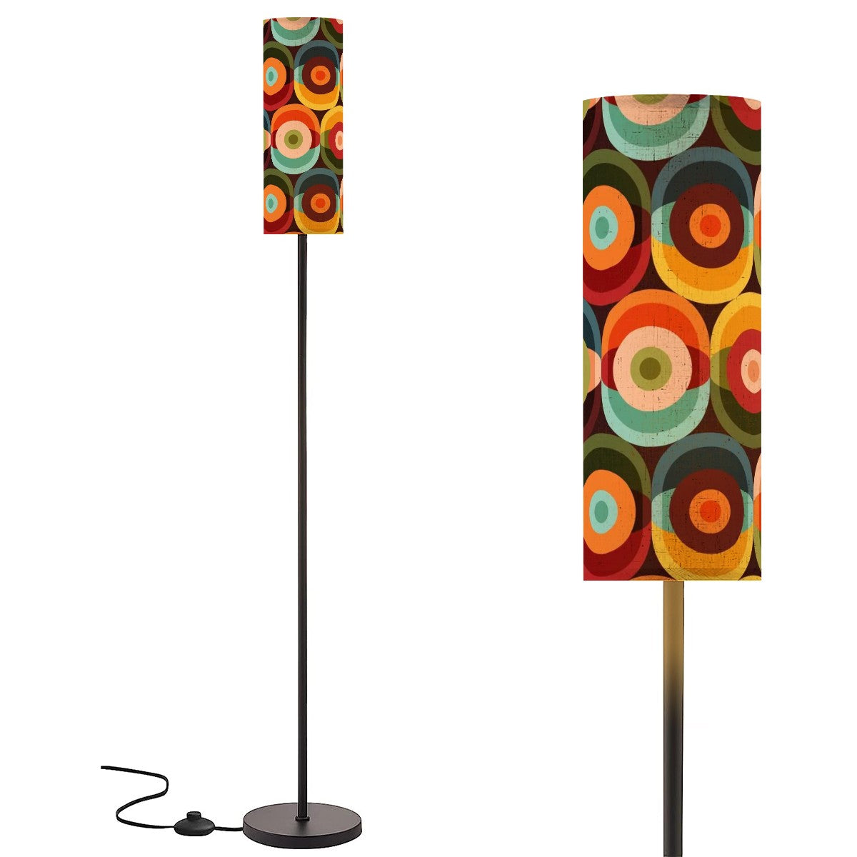 Groovy Retro Space Orbs, Funky Fun Mid Century Modern Floor Lamp - Mid Century Modern Gal