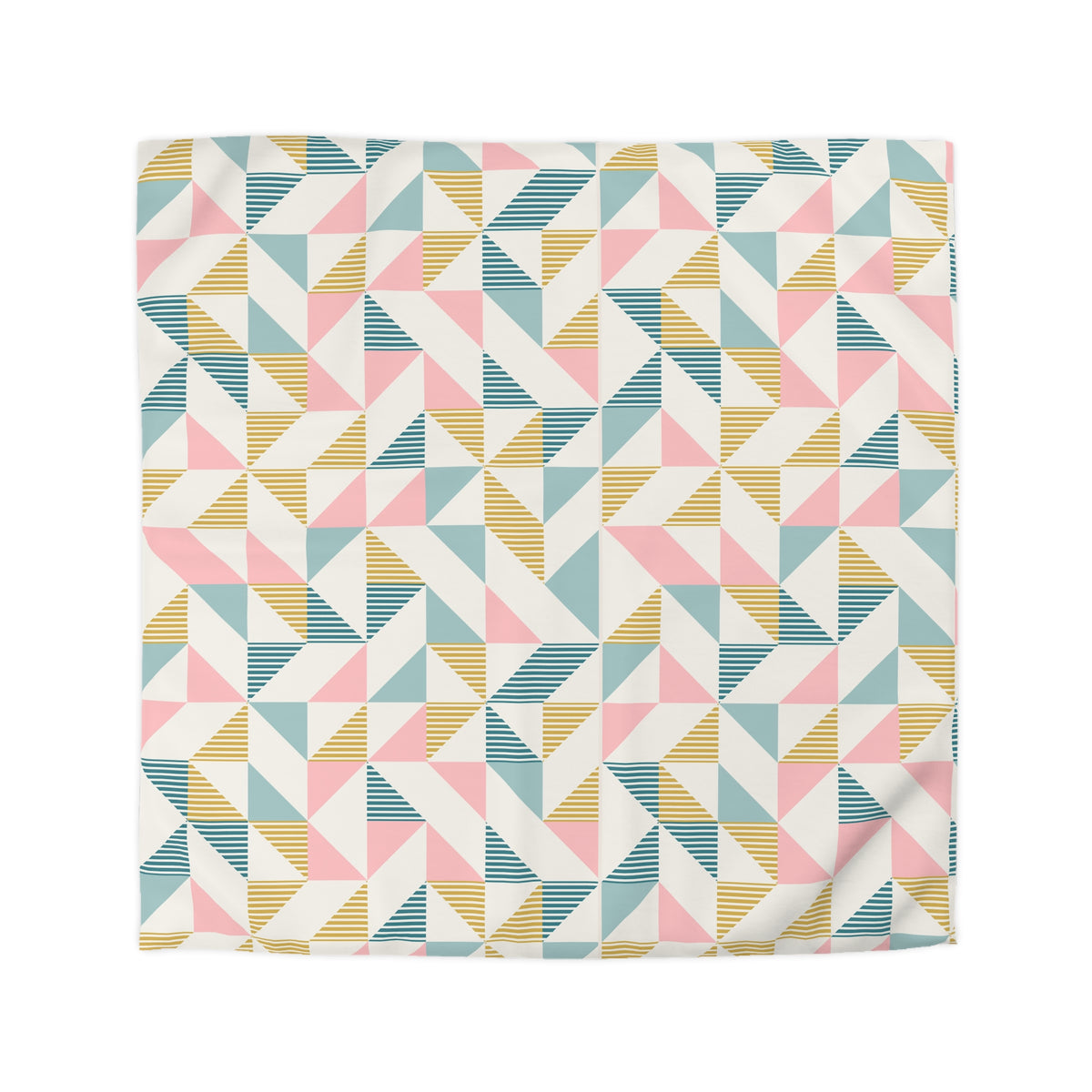 Mid Century Modern Geometric Retro Duvet Cover - Modern and Colorful Bedding - Mid Century Modern Gal