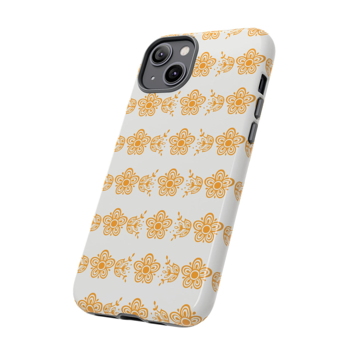 Pyrex Golden Butterfly Floral Phone Case, Tough Cases for Stylish Protection, Gift for Her, Durable, Trendy Floral Design, Cell Phone Cover