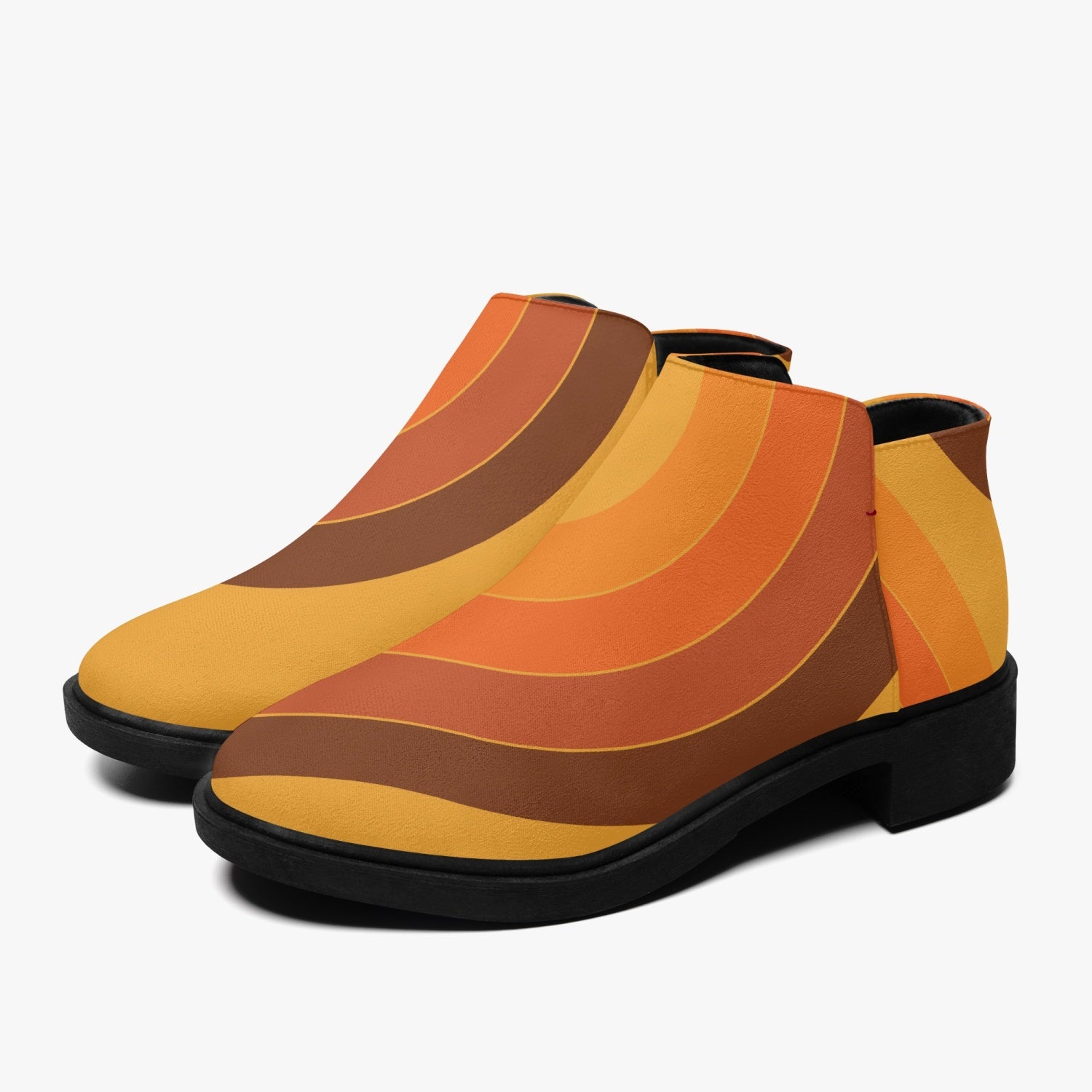 Groovy Mid Mod Hipster 60s MCM Ankle Shoe Boots - Mid Century Modern Gal