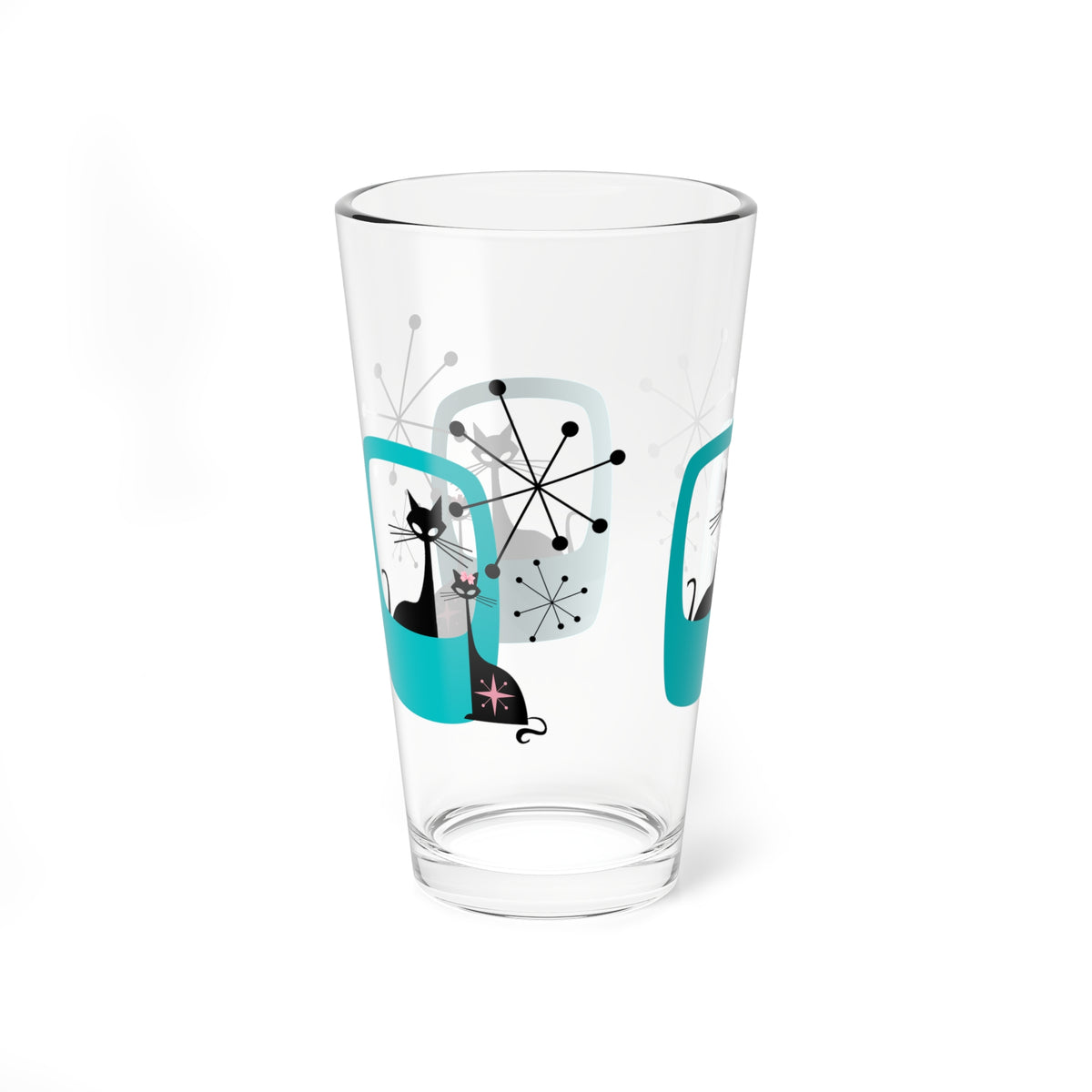 Atomic Cat Kitschy Mid Century Modern Retro Barware - Mid Century Modern Gal