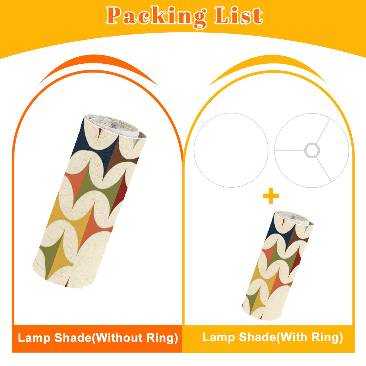 Scandinavian Designed Lamp Shade Mid Century Modern Style - Mid Century Modern Gal