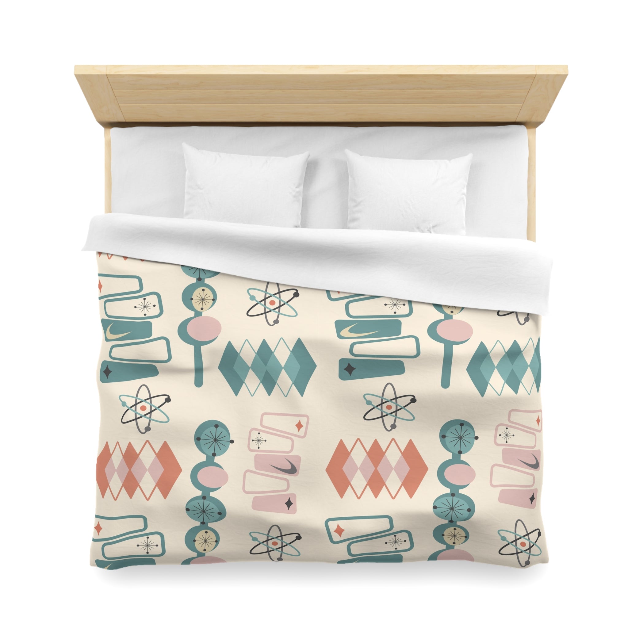 Mid Century Modern Googie Designs, Palm Springs Style, MCM Duvet Cover - Mid Century Modern Gal