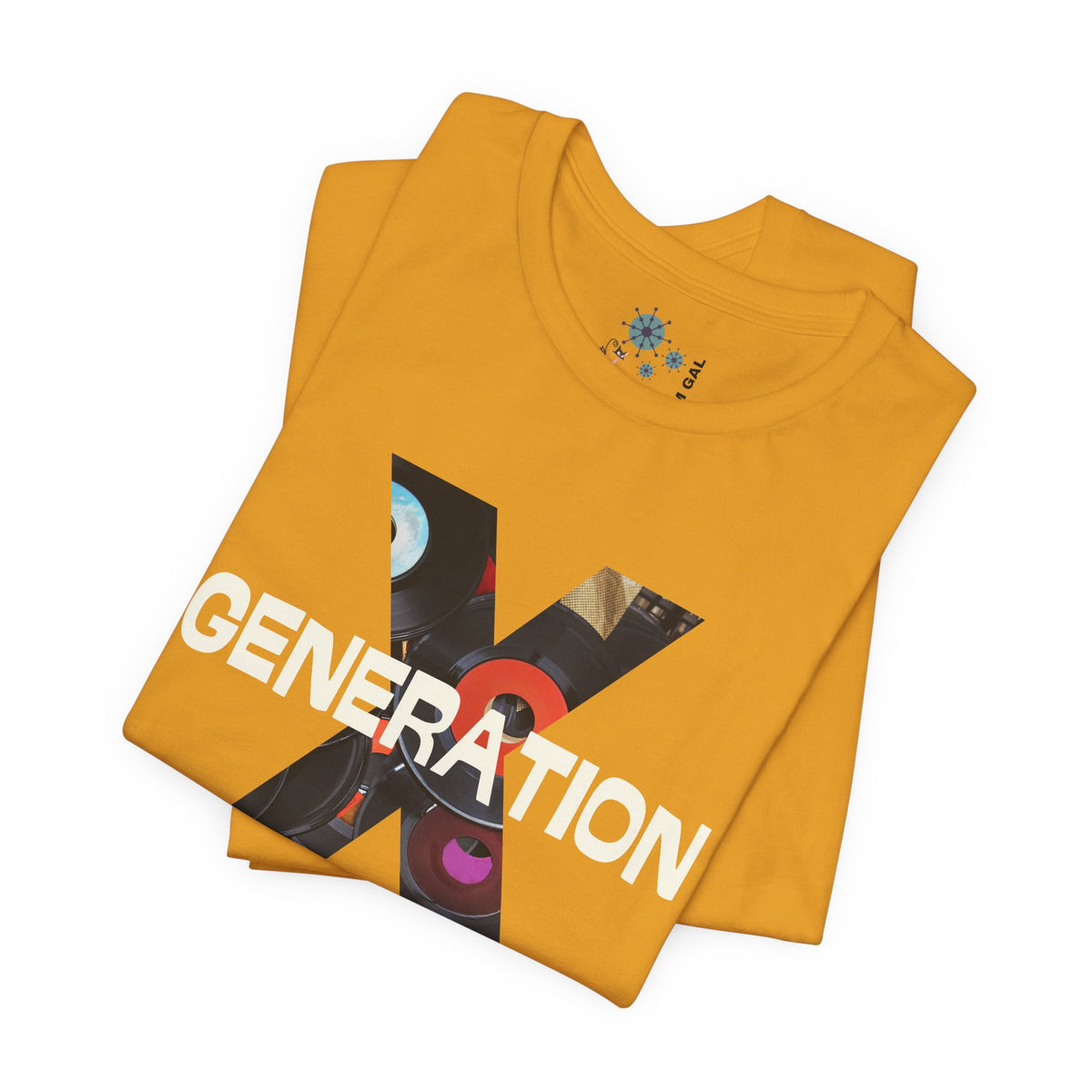 Generation X Retro Tee, Raised On Hose Water And Neglect Unisex Jersey Short Sleeve Tee - Mid Century Modern Gal