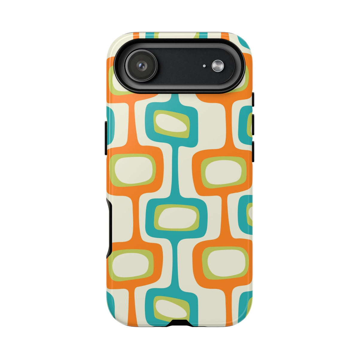 Mid Century Modern Groovy Googie Design, Colorful Smart Phone Tough Cases