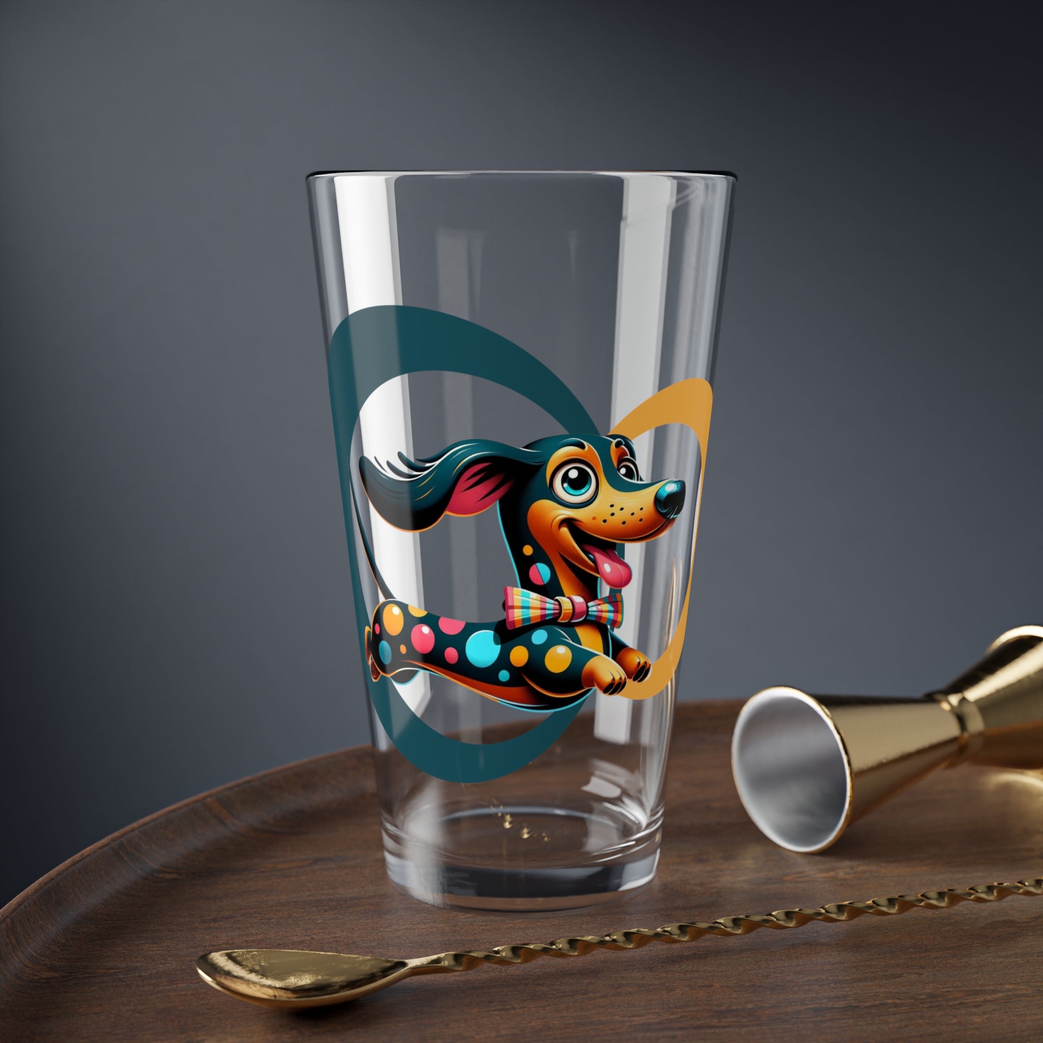 Dachshund Dog Lover, Weiner Dog, Hot Dog Doxie Dog, Kitschy Retro Mid Century Modern Drinkware - Mid Century Modern Gal