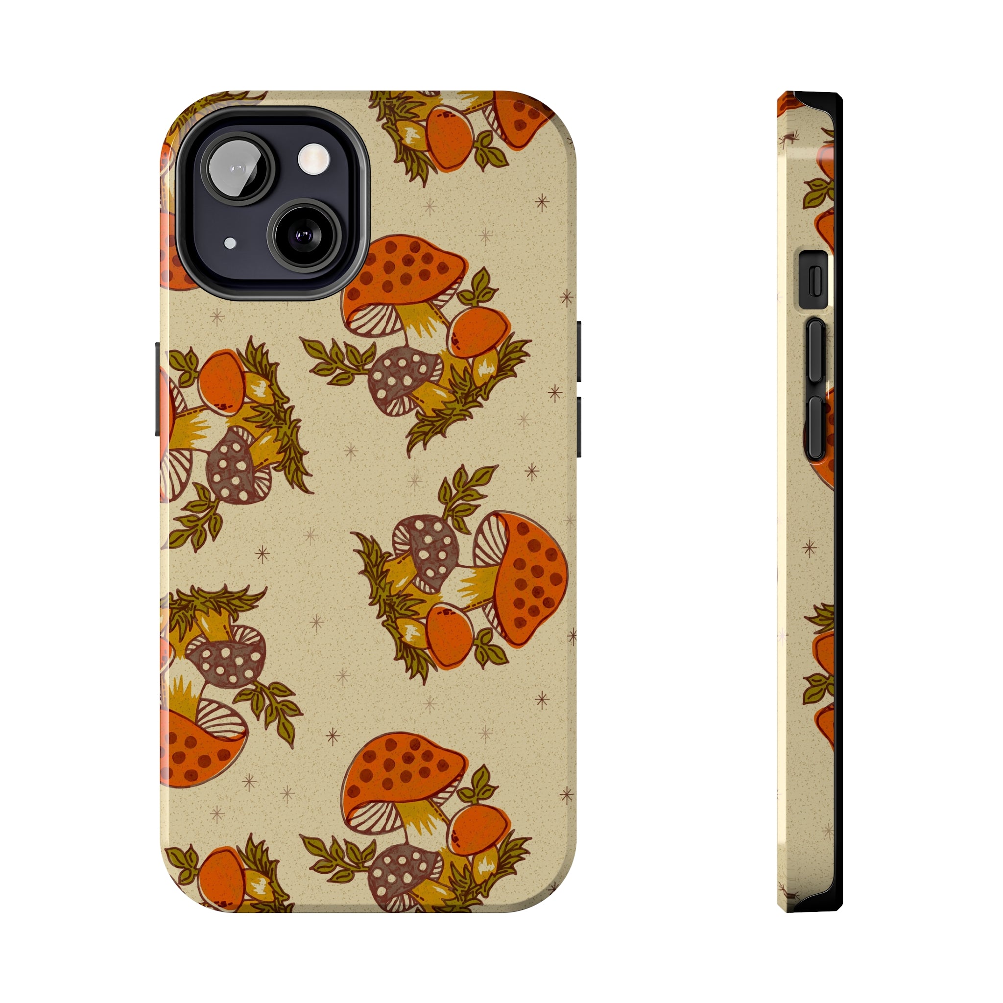 70s Merry Mushroom Groovy Retro Smart Phone Tough Phone Cases