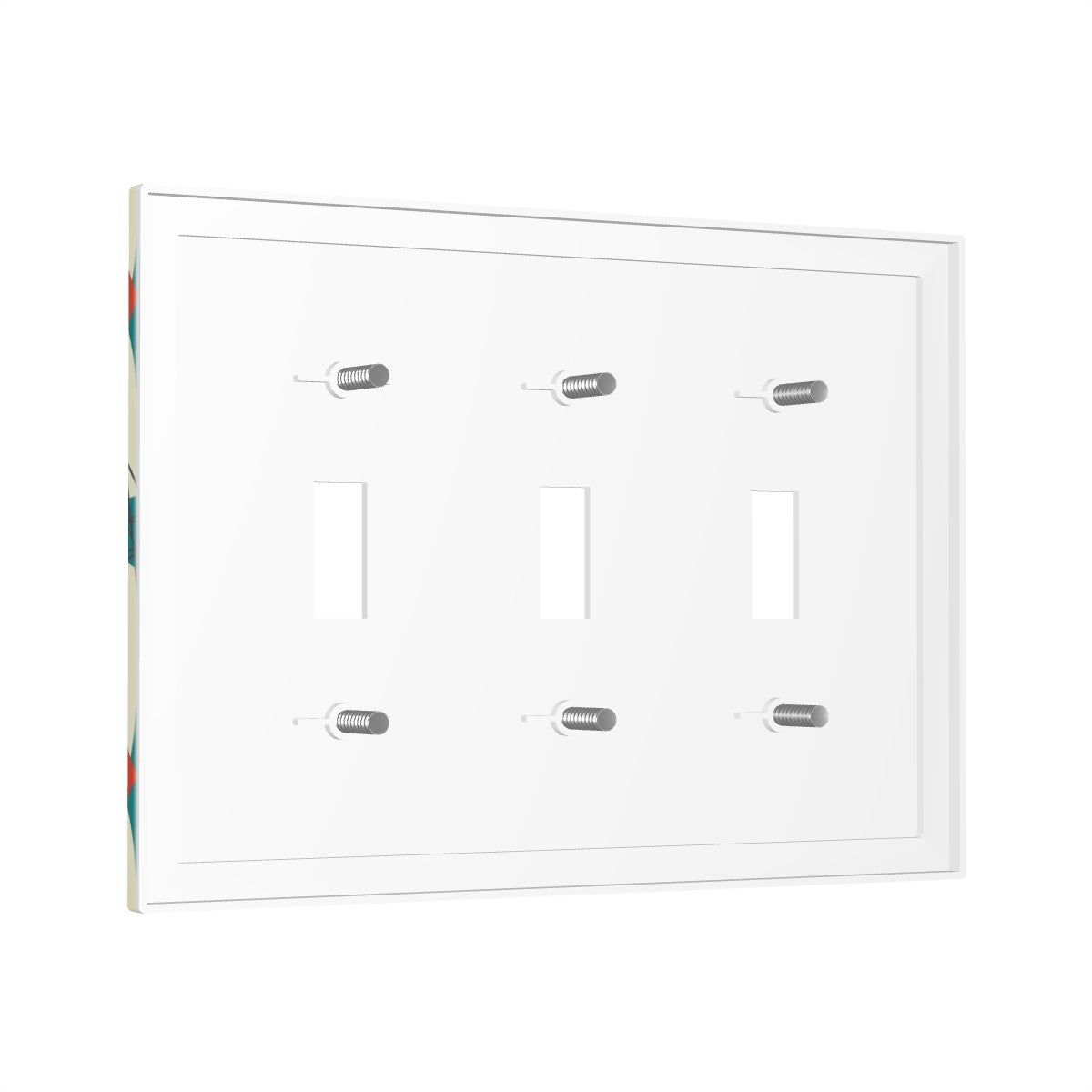 Franciscan Starburst Modern Switch Cover 3-Gang 3 Toggle - Mid Century Modern Gal
