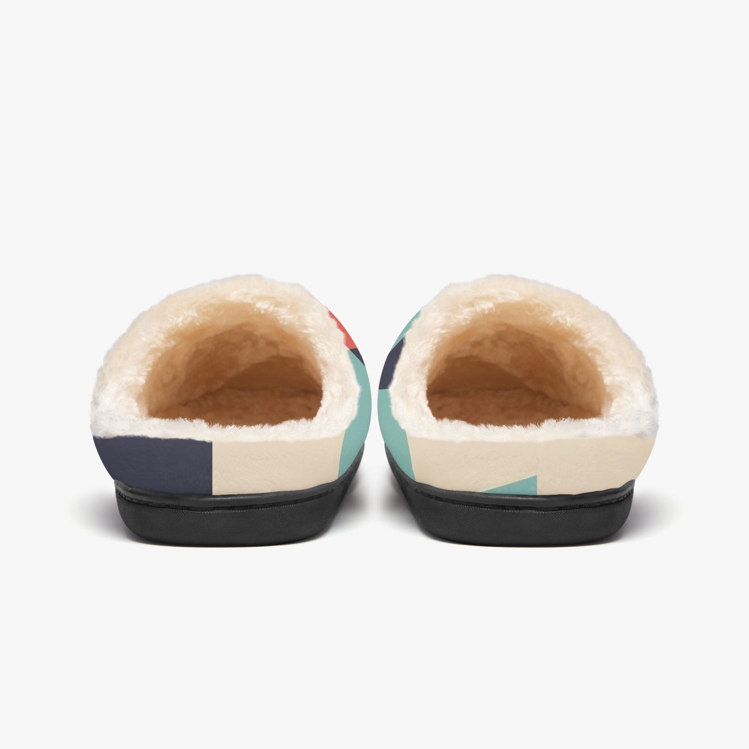 Atomic Kitty Cozy Fluffy Winter Slippers Mid Century Modern Designed - Mid Century Modern Gal