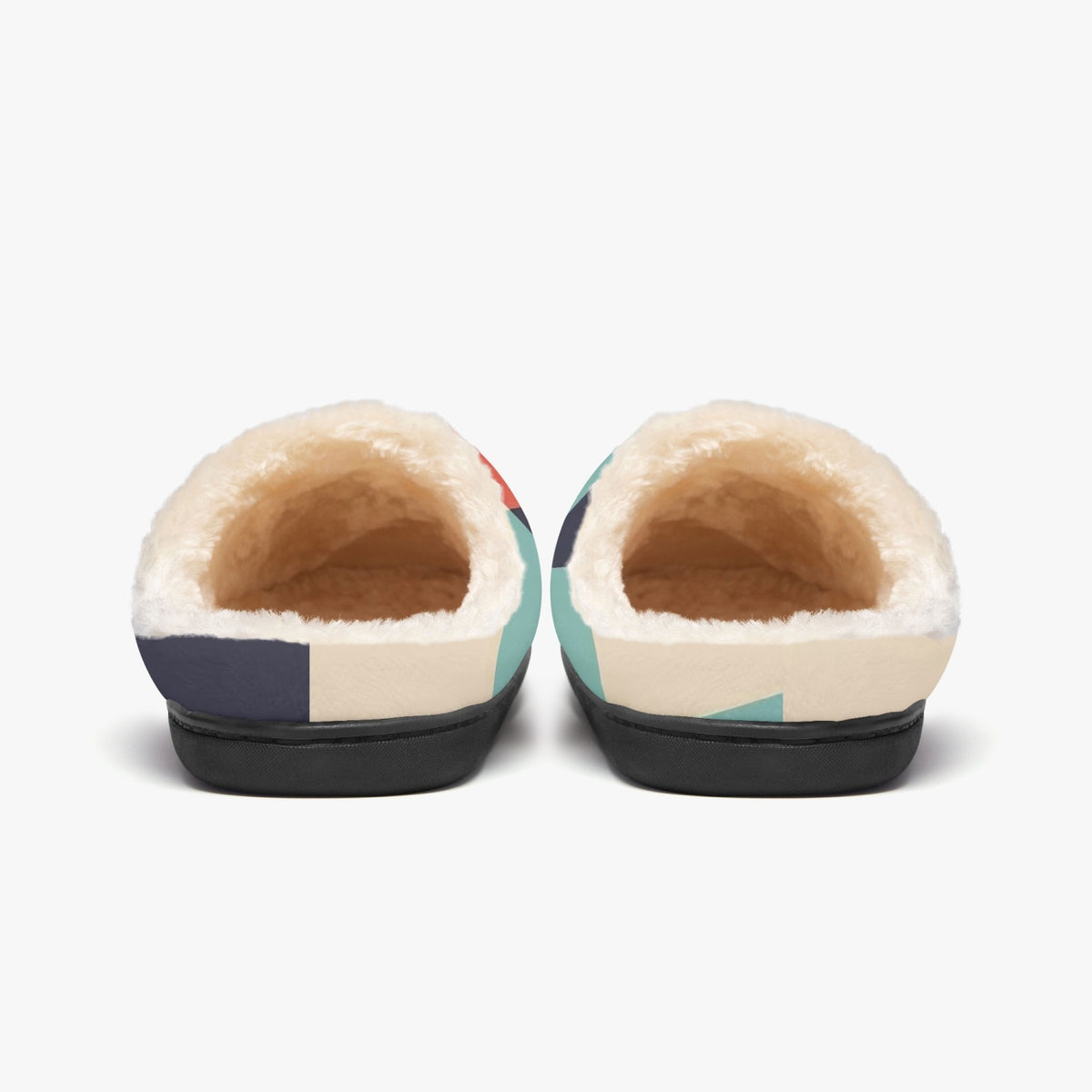 Atomic Kitty Cozy Fluffy Winter Slippers Mid Century Modern Designed - Mid Century Modern Gal