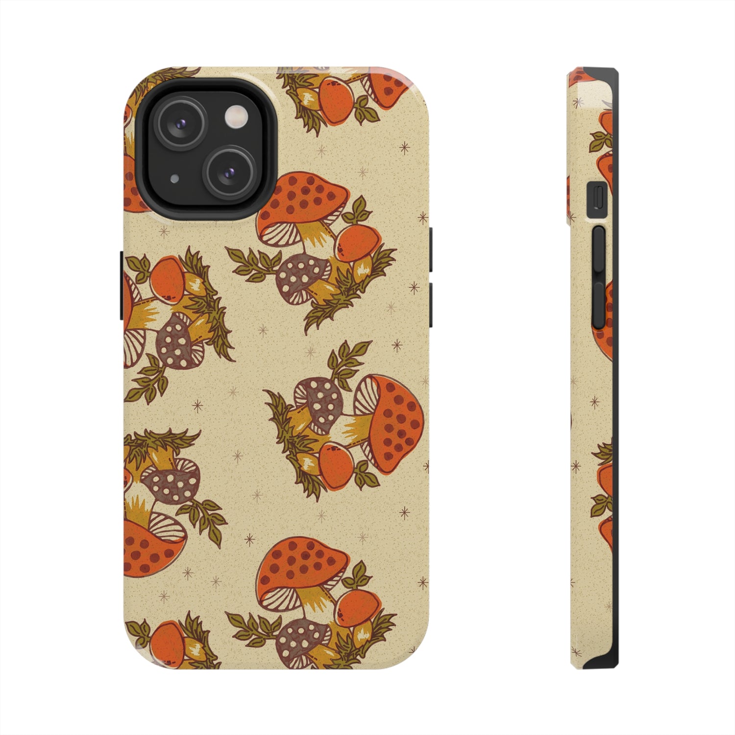 70s Merry Mushroom Groovy Retro Smart Phone Tough Phone Cases
