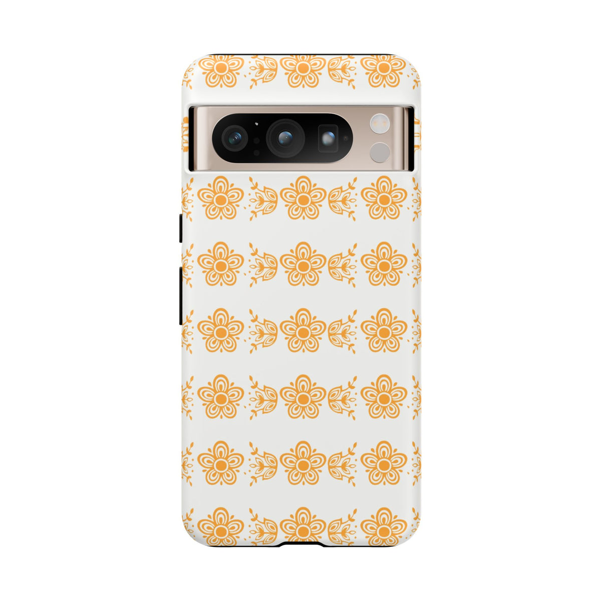Pyrex Golden Butterfly Floral Phone Case, Tough Cases for Stylish Protection, Gift for Her, Durable, Trendy Floral Design, Cell Phone Cover