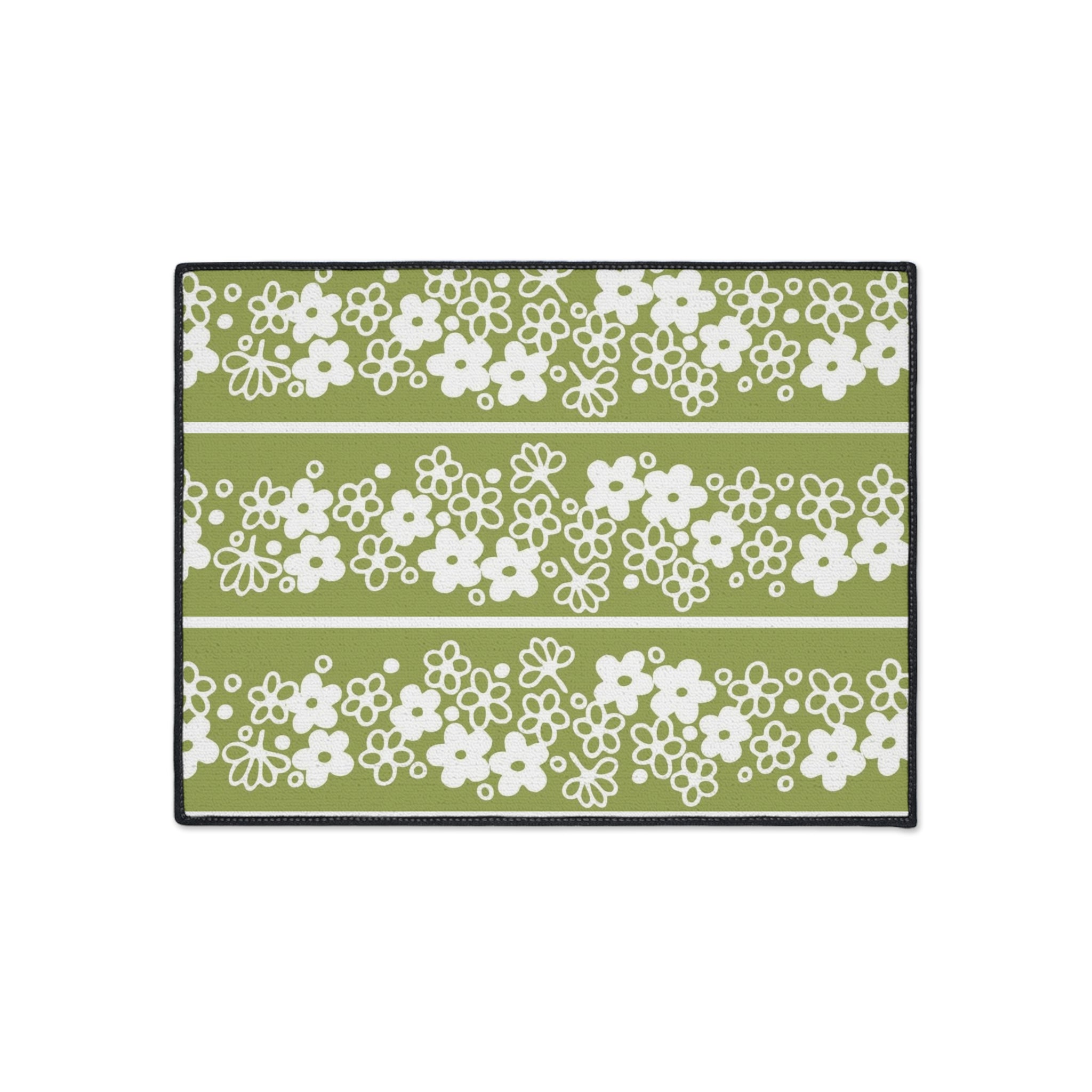 Kitchen Floor Mat, Spring Blossom Pyrex Lover, Collector Retro Kitchen Decor - Mid Century Modern Gal