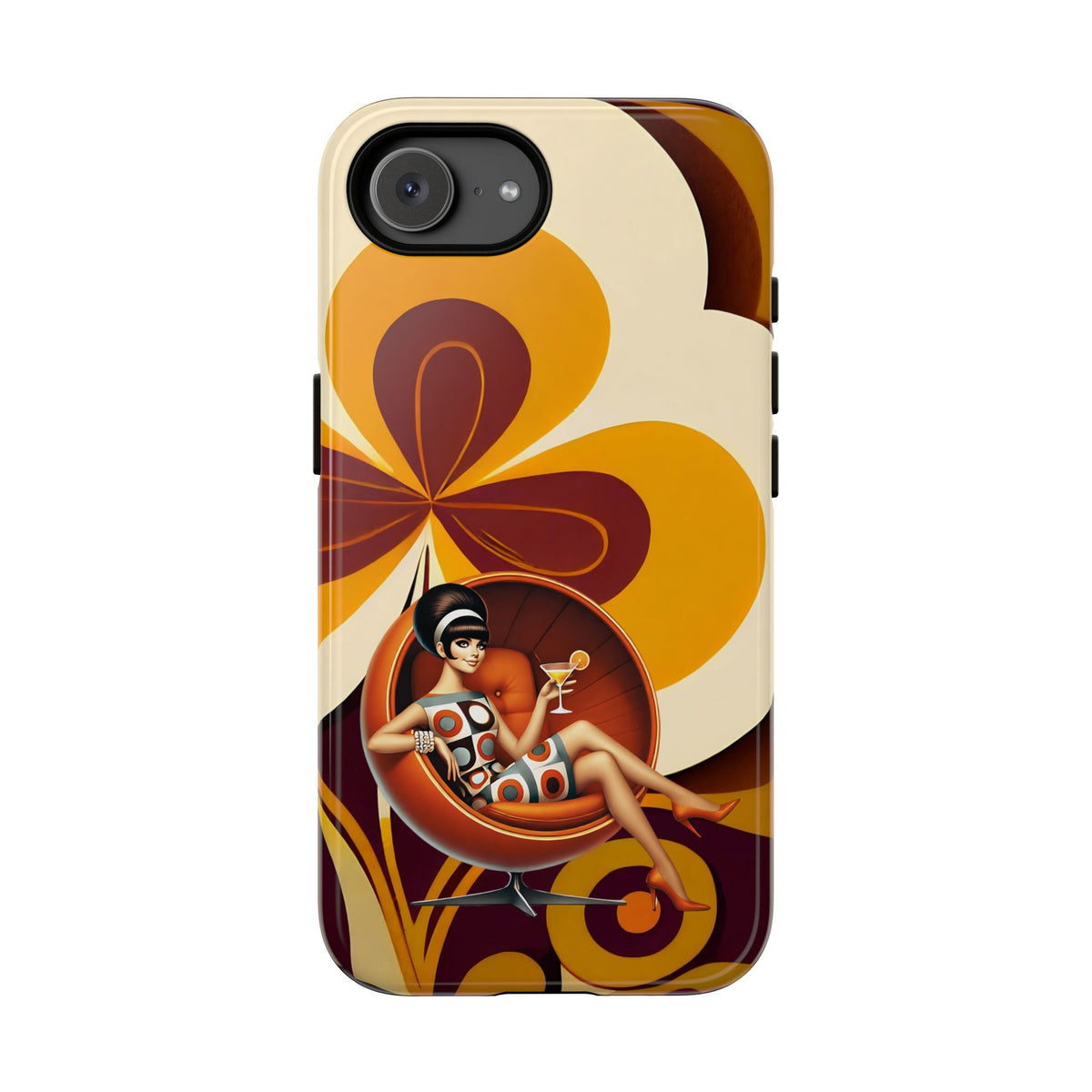 Groovy Mod 60s Retro Flower Power Phone Cases
