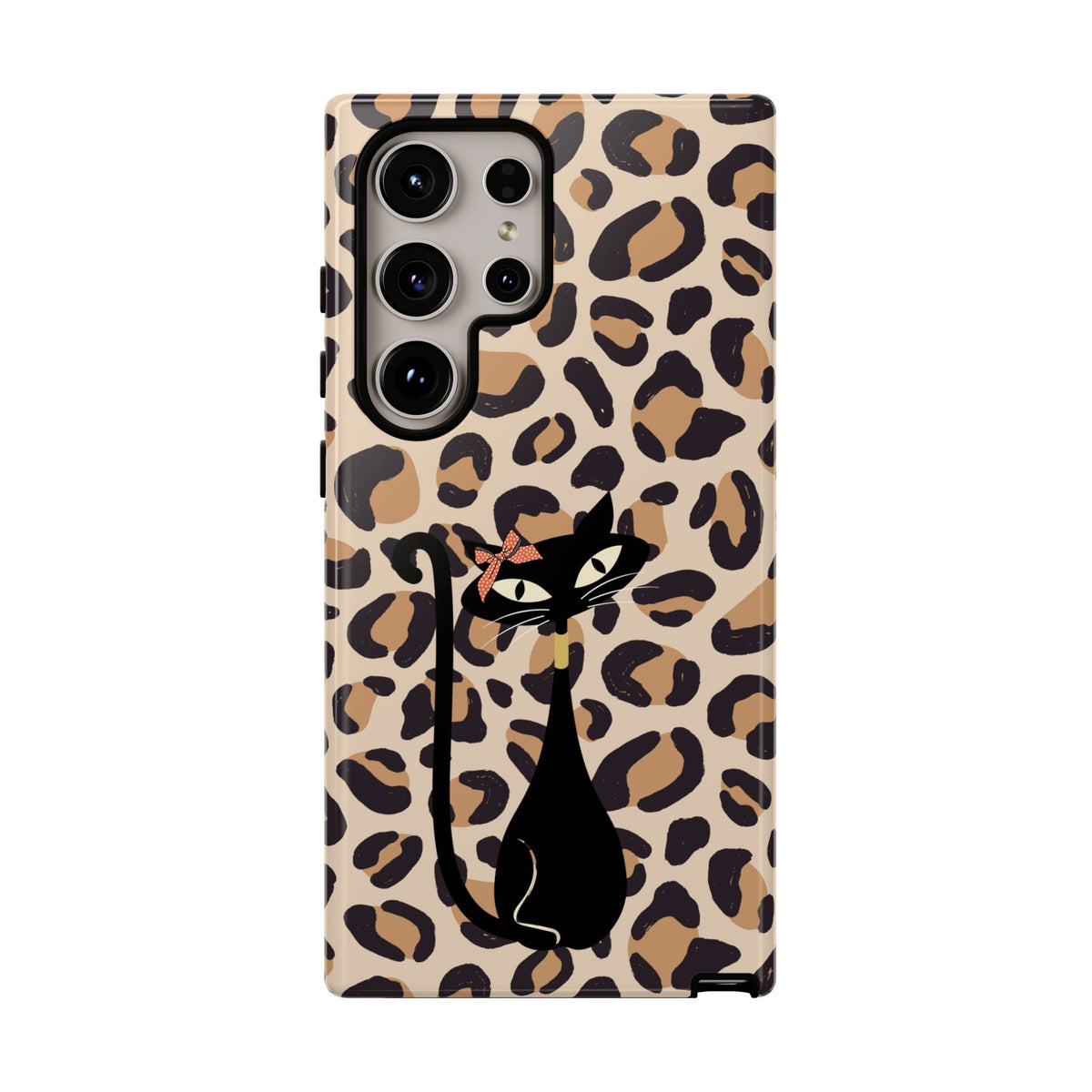 Mid Century Modern 50s Leopard Print, Atomic Cat, Mid Mod Tough Cases - Mid Century Modern Gal