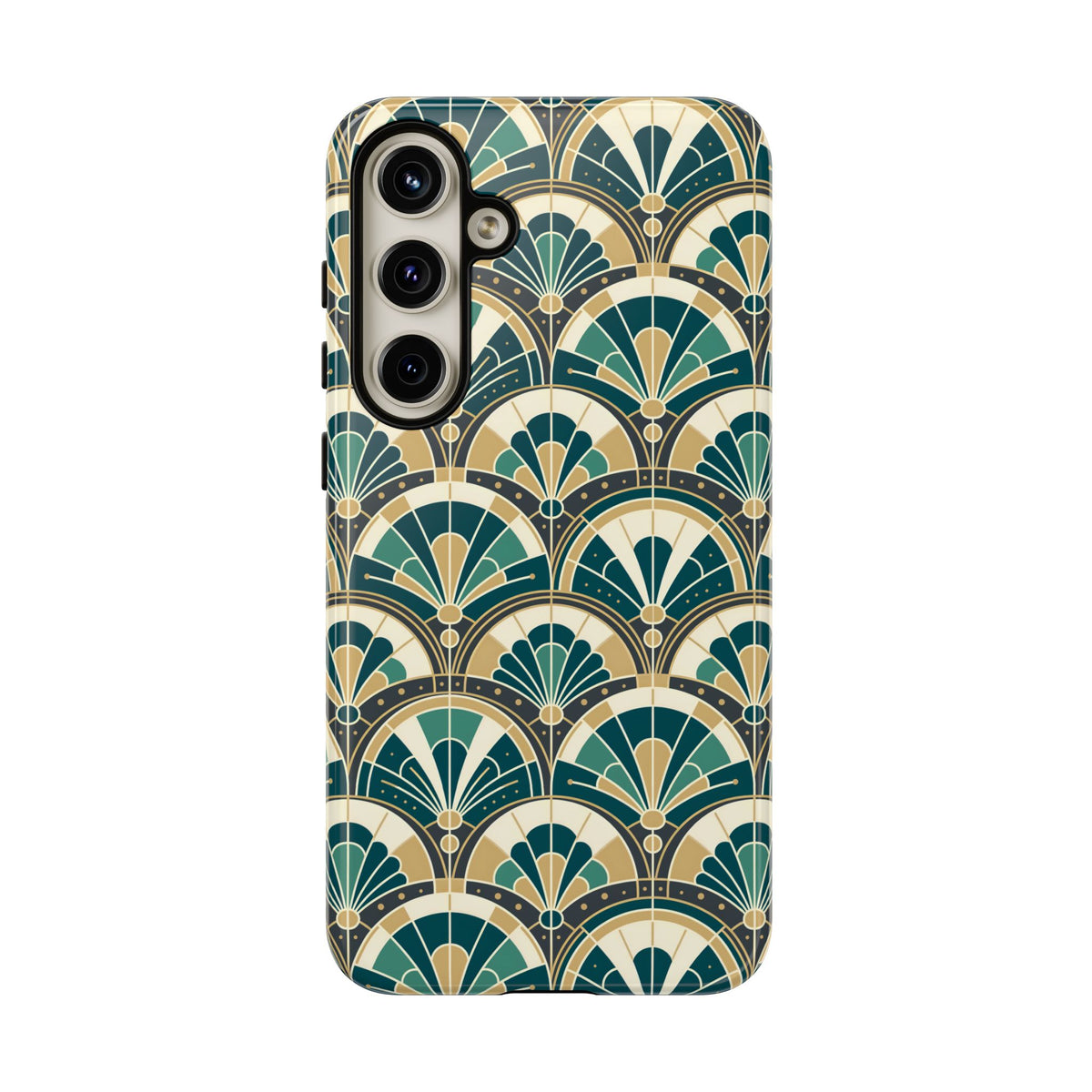 Art Deco Peacock Inspired Tough Phone Case