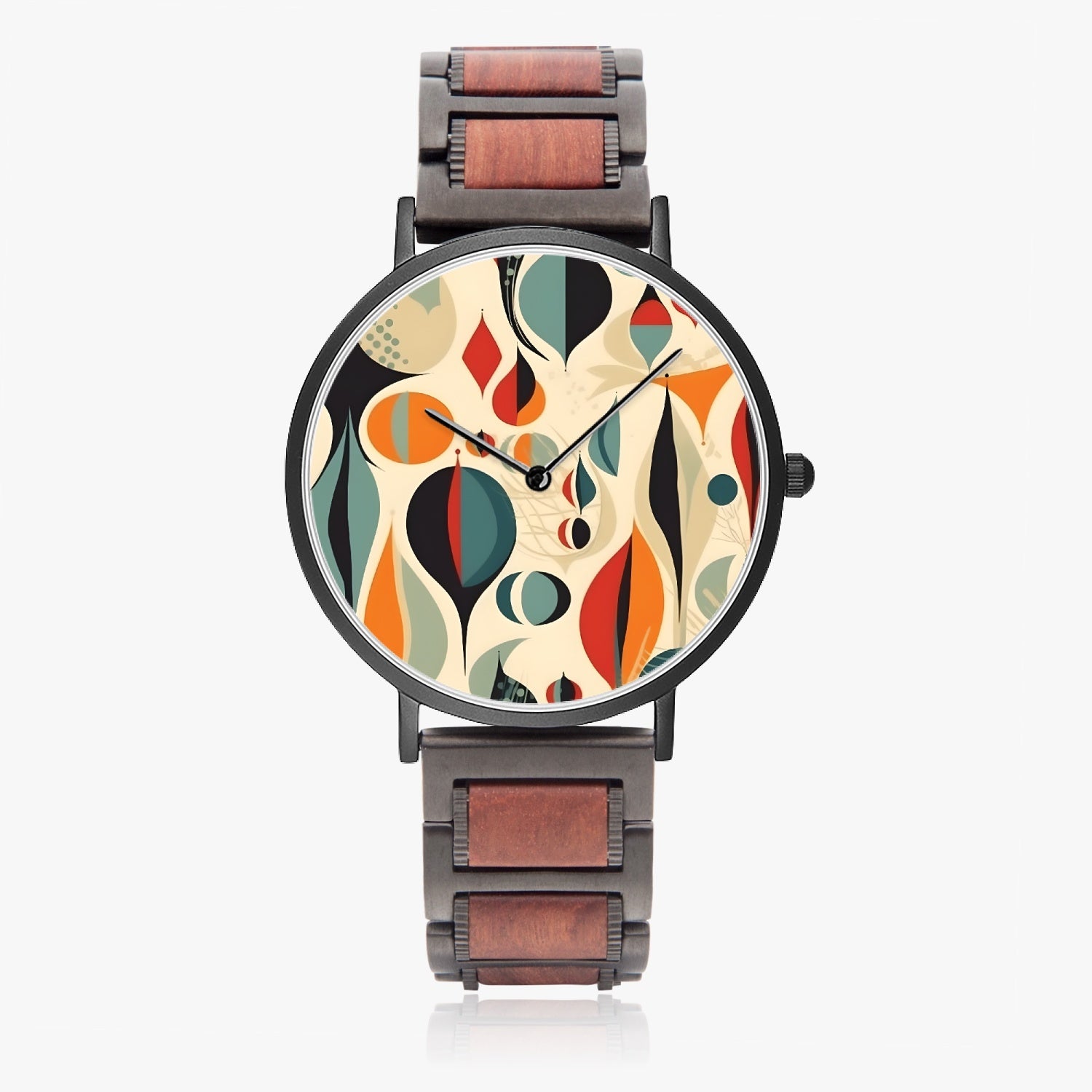 Mid Century Modern Man, Retro Dude, Classy Styled Time Piece - Mid Century Modern Gal