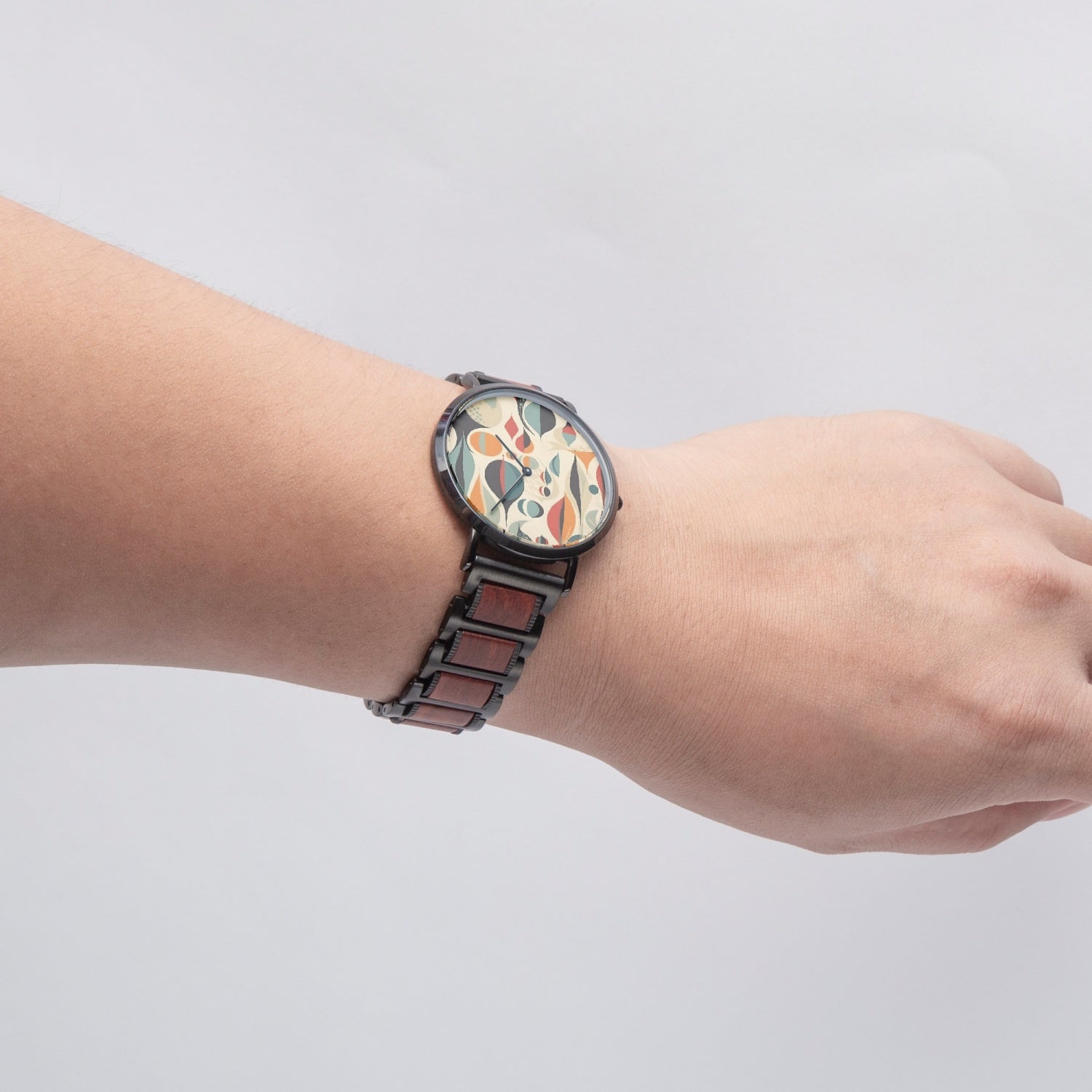 Mid Century Modern Man, Retro Dude, Classy Styled Time Piece - Mid Century Modern Gal