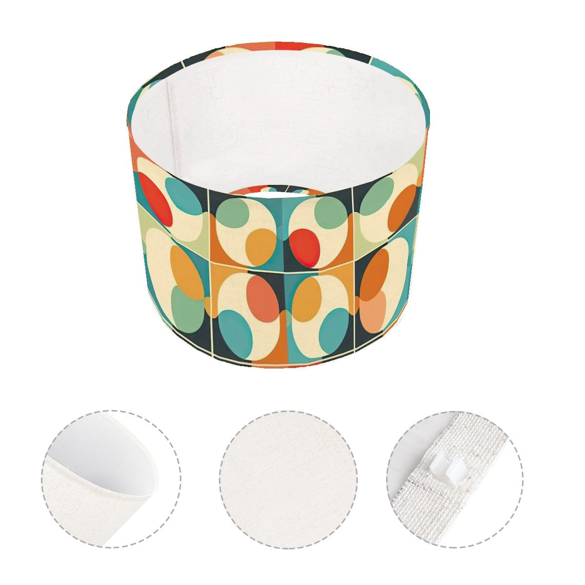 Mid Century Modern Groovy Orbs Lamp Shade ONLY - Mid Century Modern Gal