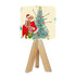 Mid Century Modern Holiday Kitschy 50s Christmas Tripod Table Lamp - Mid Century Modern Gal