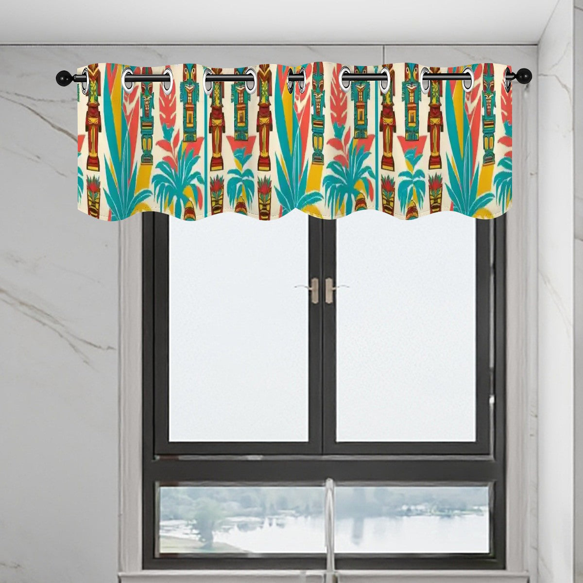 Time Time Palm Springs Kitschy Curtain Valances - Mid Century Modern Gal