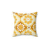 Daisy Flower Power Groovy 70s Retro Pillow Cover And Insert - Mid Century Modern Gal