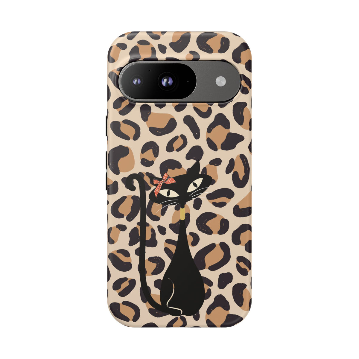 Mid Century Modern 50s Leopard Print, Atomic Cat, Mid Mod Tough Cases