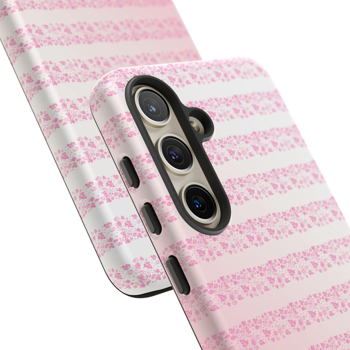 Pink Pyrex Gooseberry Striped Phone Case, Stylish Phone Cover, Tough Protective Case, Cute Cell Phone Case, Trending Gift for Her