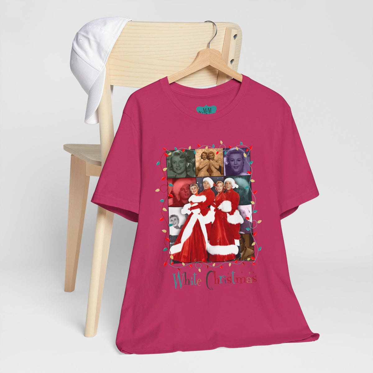 Wallace And Davis Sisters Sisters 50s White Christmas Movie Tee - Mid Century Modern Gal