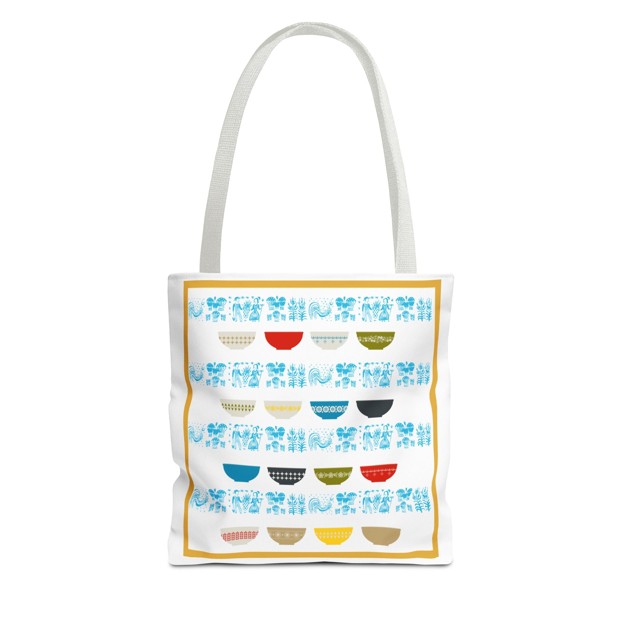 Pyrex Collector, Vintage Pyrex Lover, Kitschy Mod Everyday Tote Bag - Mid Century Modern Gal