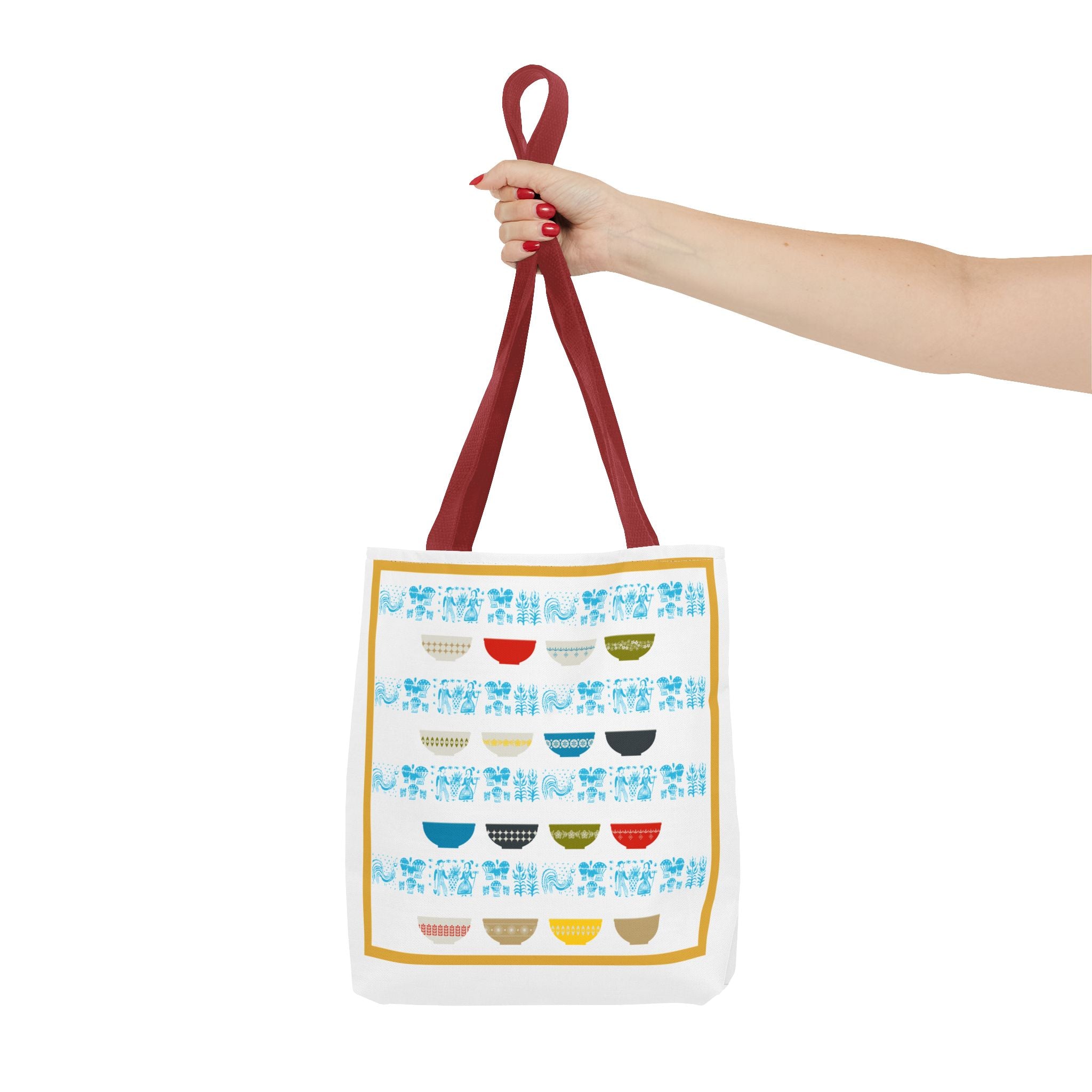 Pyrex Collector, Vintage Pyrex Lover, Kitschy Mod Everyday Tote Bag - Mid Century Modern Gal