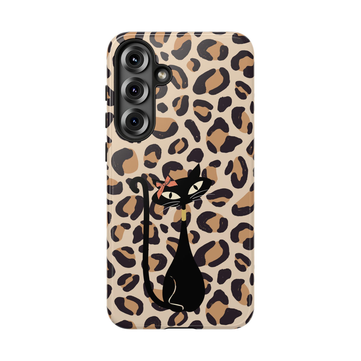 Mid Century Modern 50s Leopard Print, Atomic Cat, Mid Mod Tough Cases