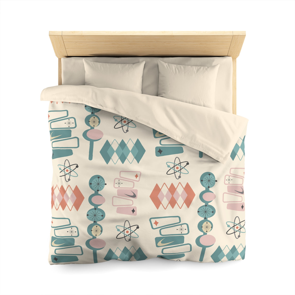 Mid Century Modern Googie Designs, Palm Springs Style, MCM Duvet Cover - Mid Century Modern Gal