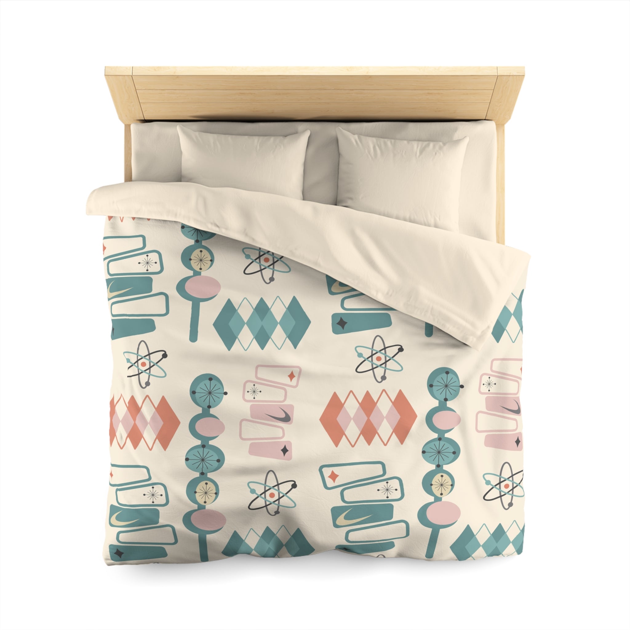 Mid Century Modern Googie Designs, Palm Springs Style, MCM Duvet Cover - Mid Century Modern Gal