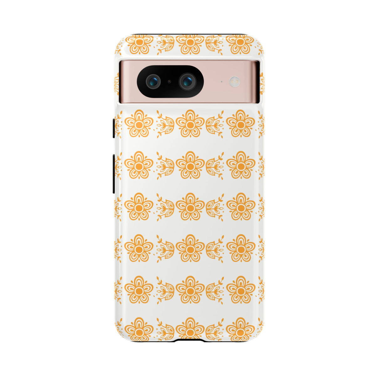 Pyrex Golden Butterfly Floral Phone Case, Tough Cases for Stylish Protection, Gift for Her, Durable, Trendy Floral Design, Cell Phone Cover