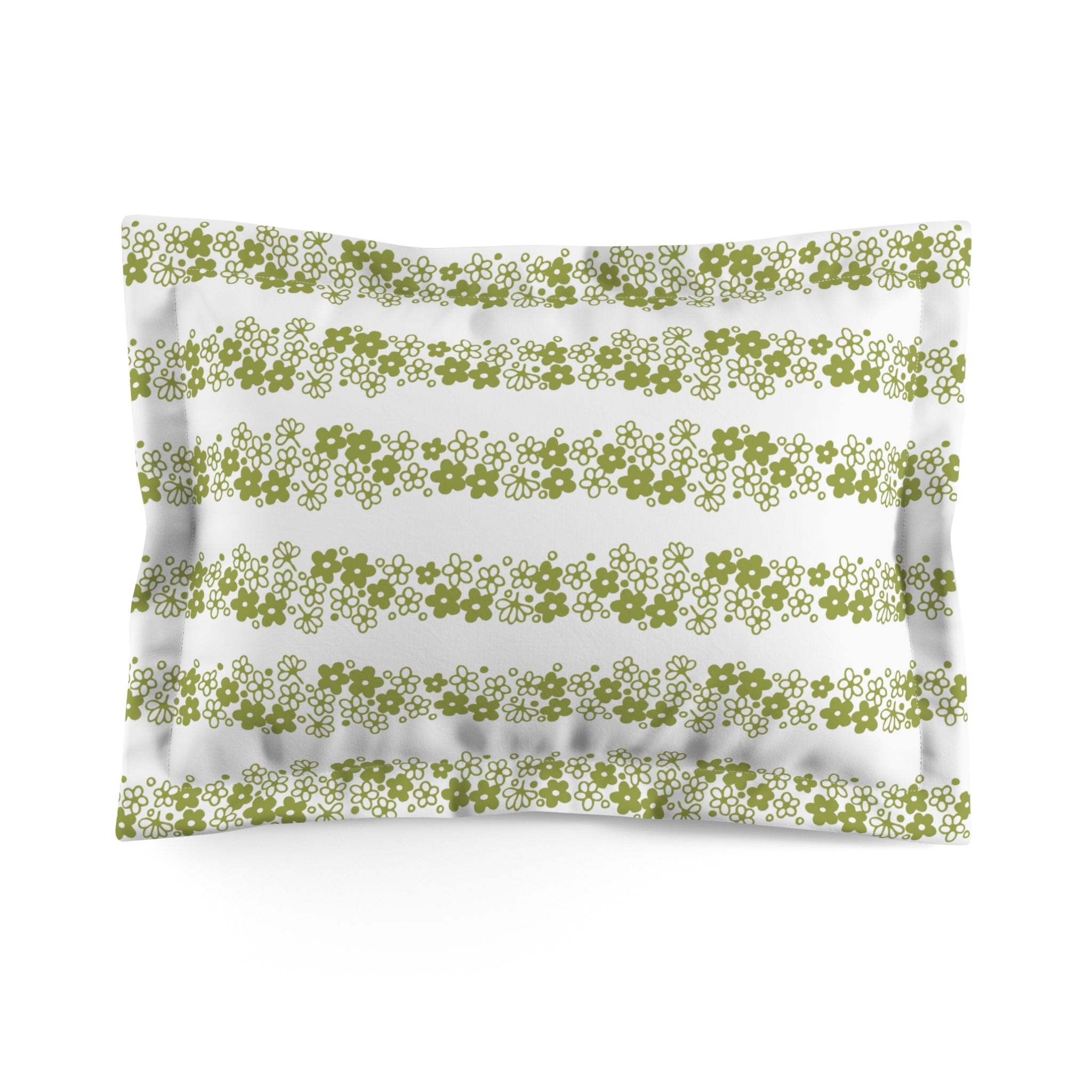 Vintage Pyrex Collector Spring Blosson Crazy Daisy Pillow Sham - Mid Century Modern Gal