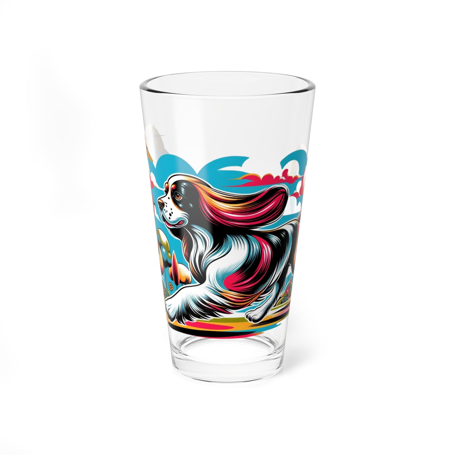 King Cavalier, Charles Spaniel Dog Mid Mod Retro Atomic Barware - Mid Century Modern Gal