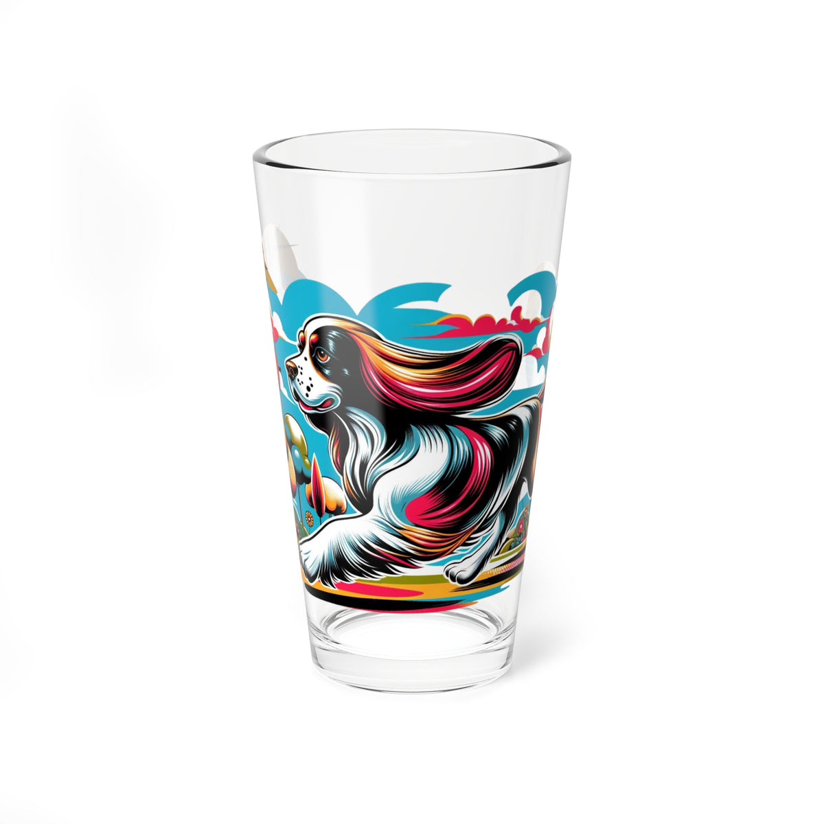 King Cavalier, Charles Spaniel Dog Mid Mod Retro Atomic Barware - Mid Century Modern Gal