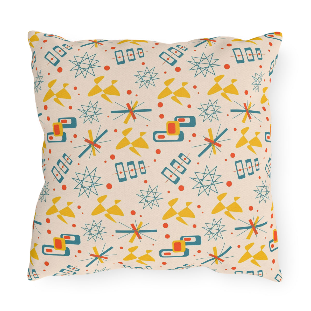Mid Century Modern 50s Pattern, Mod Summer Outdoor Retro Pillows - Mid Century Modern Gal