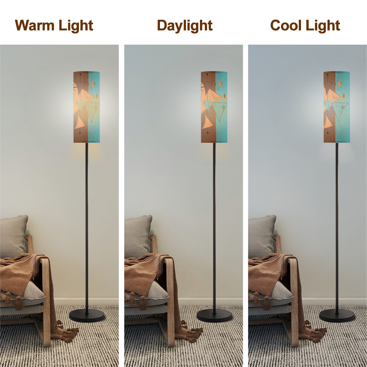 Mid Century Modern Doxie Weiner Dog, Mod Slim Floor Lamp - Mid Century Modern Gal