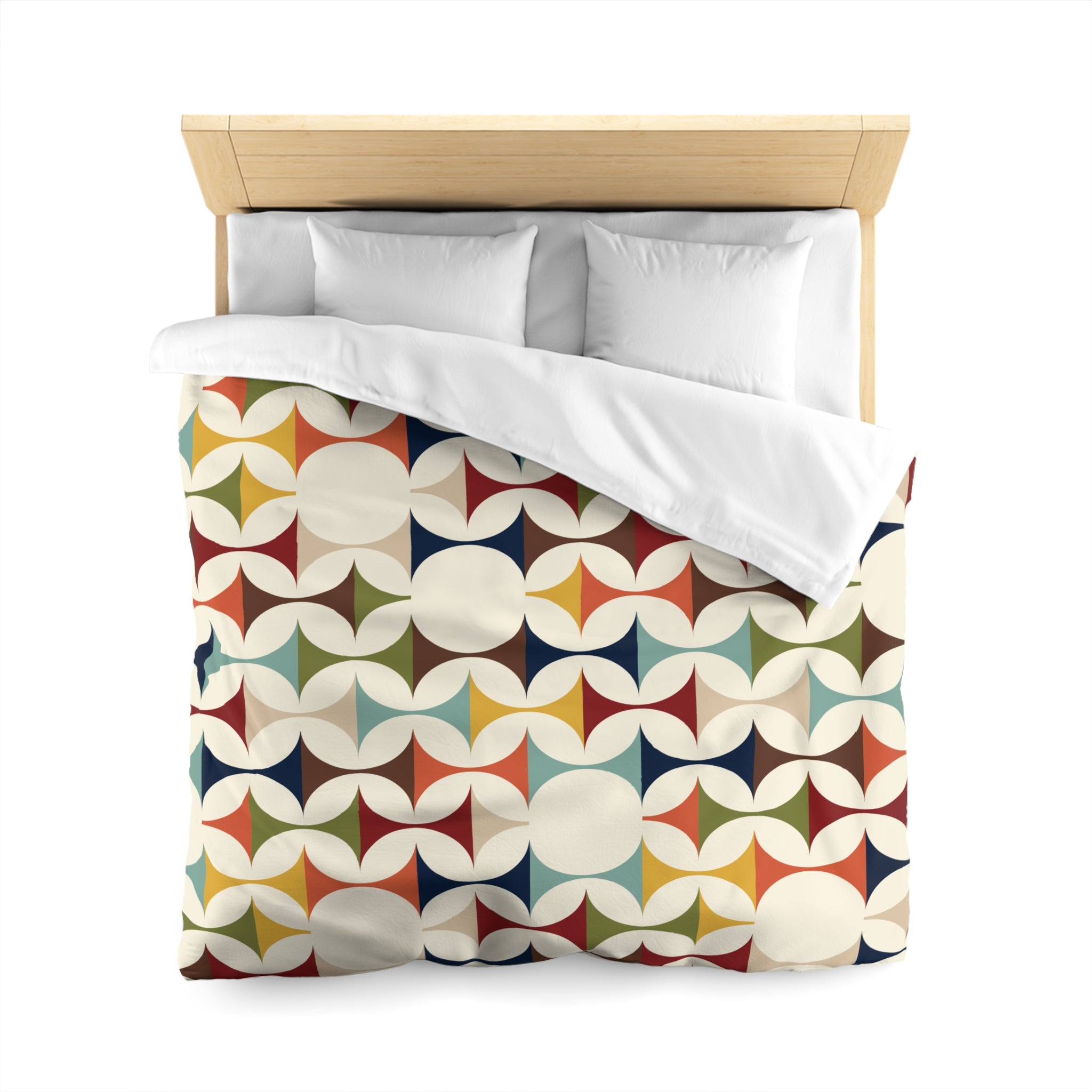Scandinavian Modern Danish, Mid Century Modern Geometric Duvet Cover - Mid Century Modern Gal