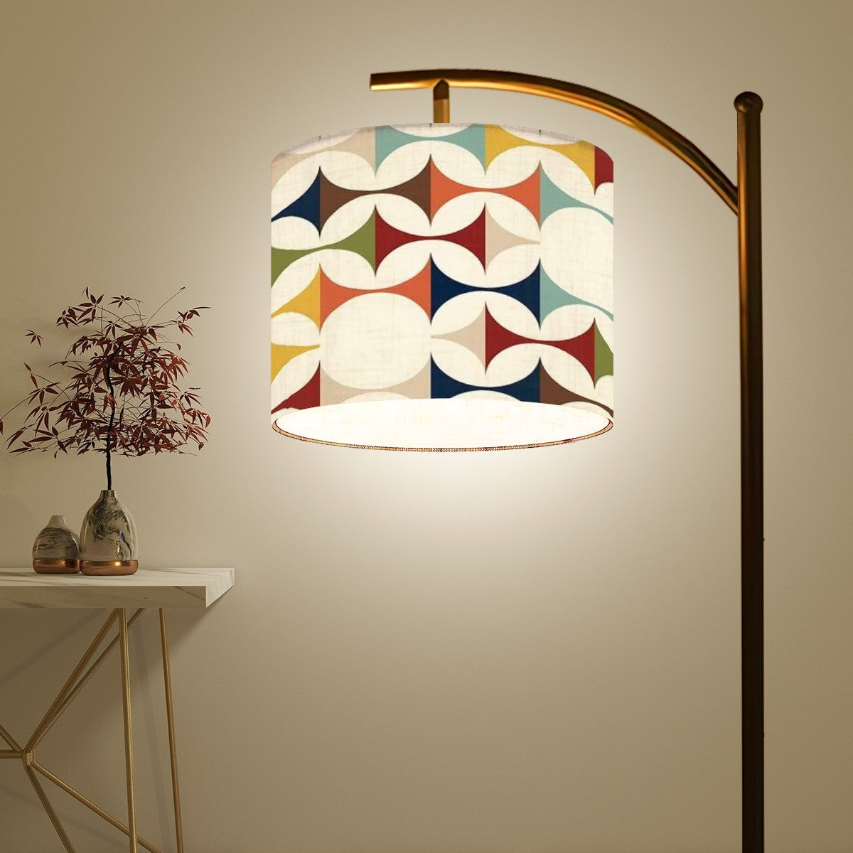 Scandinavian Designed Lamp Shade Mid Century Modern Style - Mid Century Modern Gal