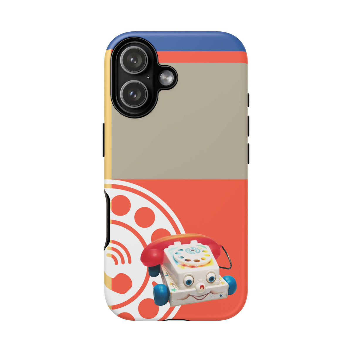 The First Original Phone, Eye Phone, Retro Kitschy Cute Rotary Phone, Tough Phone Cases